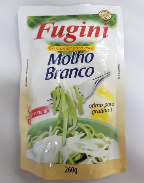 Molho Branco Fugini 260G Sache Molho Branco (7897517206727)